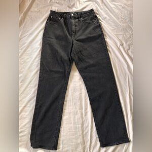 Madewell Curvy ‘90s Straight Black Jeans